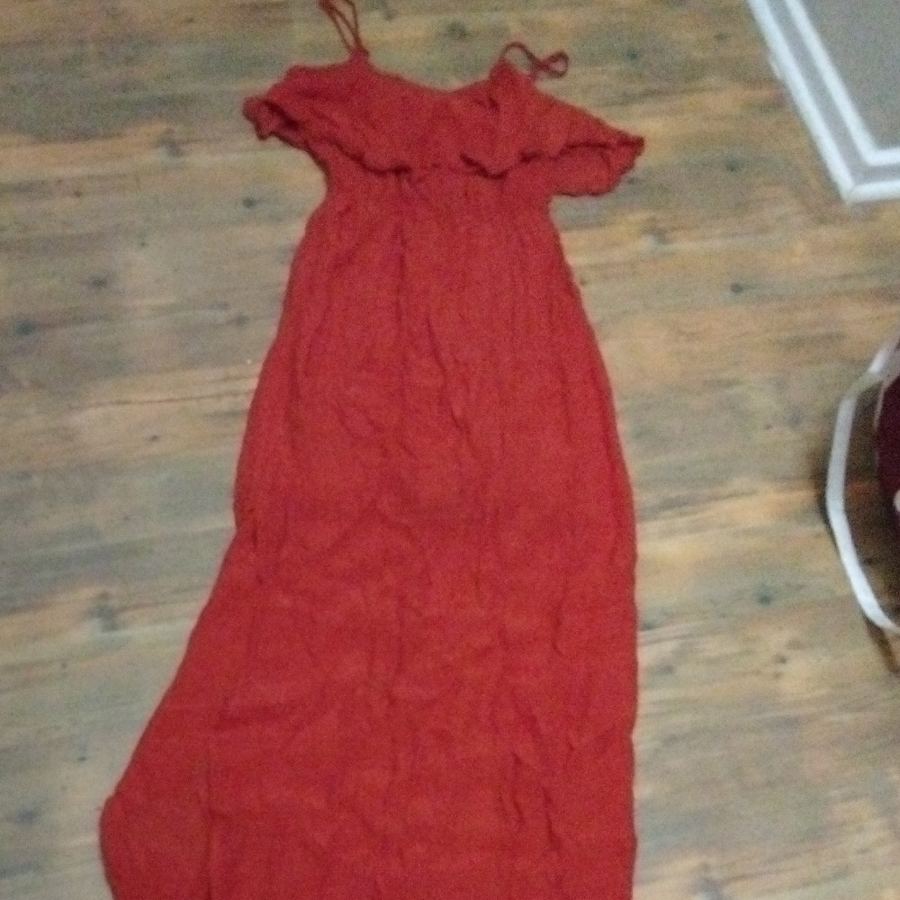 Charlotte Russe Red Maxi Dress